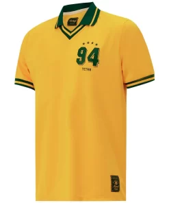 Camisa Brasil Retrô 1994 Amarelo Masculina - Esportes Woozen