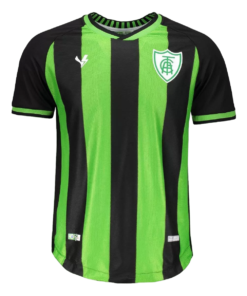 Camisa América Mineiro Masculina Jogo 1 2023 Preta e Verde Volt - Esportes Woozen