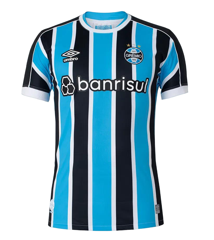 Camisa Grêmio I Tricolor Masculina Classic Umbro 23/24 S/Nº - Esportes Woozen